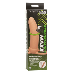 Вибронасадка для двойного проникновения Rechargeable Thick Dual Penetrator