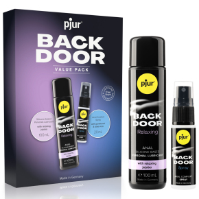 Набор Pjur Back Door Value Pack: смазка силиконовая 100 мл, спрей 20 мл