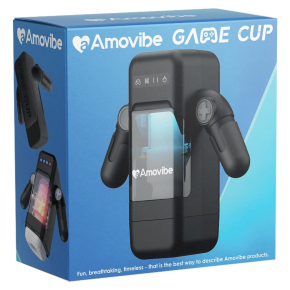 Инновационный робот-мастурбатор Amovibe Game Cup, черный