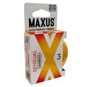 Анатомические презервативы Maxus Sensual X-Edition, 3 шт.