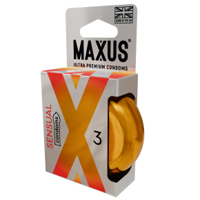 Анатомические презервативы Maxus Sensual X-Edition, 3 шт.