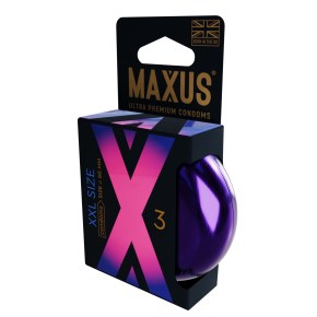 Презервативы увеличенного размера Maxus XXL X-Edition, 3 шт.