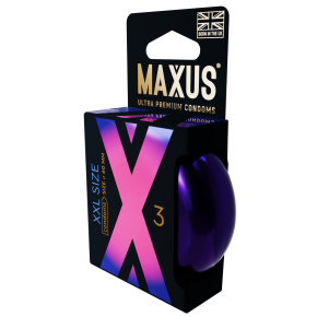 Презервативы увеличенного размера Maxus XXL X-Edition, 3 шт.