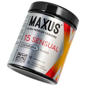 Анатомические презервативы Maxus Sensual X-Edition, 15 шт.