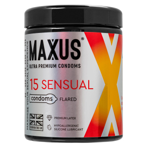 Анатомические презервативы Maxus Sensual X-Edition, 15 шт.