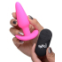 Анальная вибропробка с пультом ДУ 21X Remote Control Vibrating Silicone Butt Plug