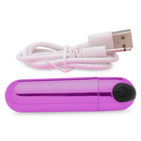 Вибропуля 10X Rechargeable Vibrating Metallic Bullet