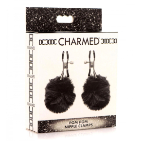 Зажимы для сосков с помпонами Charmed Pom Pom Nipple Clamps