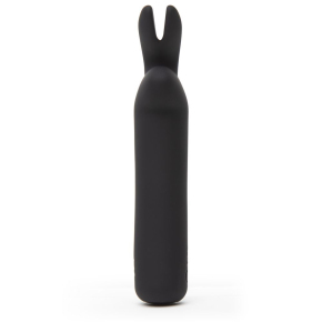 Вибропуля с ушками Rechargeable Rabbit Ears Bullet Vibrator, черная