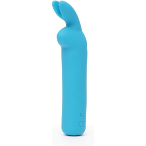 Вибропуля с ушками Rechargeable Rabbit Ears Bullet Vibrator, голубая