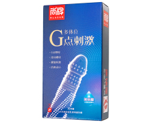 Ультратонкие презервативы с ребрами и точками G-Spot Stimulation, 10 шт.