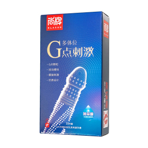 Ультратонкие презервативы с ребрами и точками G-spot stimulation, 10 шт