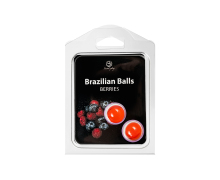 Набор из 2 шариков с массажным маслом с ароматом ягод Brazilian Balls