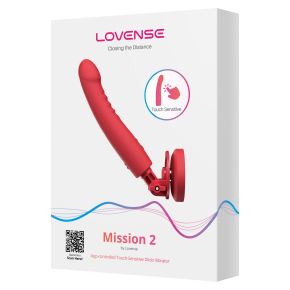 Дилдо-вибратор с Touch-Sense технологией Mission 2