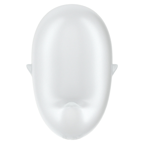 Вакуум-волновой стимулятор клитора с вибрацией Satisfyer Cutie Ghost, белый