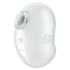 Вакуум-волновой стимулятор клитора с вибрацией Satisfyer Cutie Ghost, белый