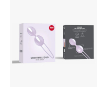 Сиреневые вагинальные шарики Fun Factory SmartBalls Duo, ⌀3.6 и ⌀3.2 см / 74 г