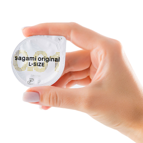 Полиуретановые презервативы Sagami Original 0.01 L-size, 2 шт.