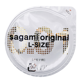 Полиуретановые презервативы Sagami Original 0.01 L-size, 2 шт.