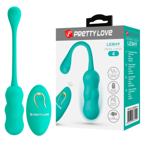 Виброяйцо с пультом ДУ Pretty Love Leshy, зеленое