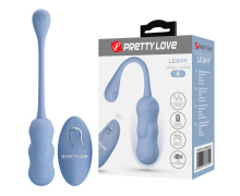 Виброяйцо с пультом ДУ Pretty Love Leshy, голубое