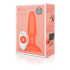 Вибровтулка с имитацией римминга b-Vibe Rimming Plug 2, оранжевая