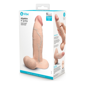 Анальный фаллоимитатор Slipskin 9’’ Girthy