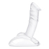 Стеклянный фаллоимитатор на подставке 7.5’’ Rideable Standing Glass Cock With Stability Base