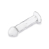 Стеклянный фаллоимитатор 6’’ Glass Dildo With Veins & Flat Base