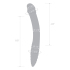 Двусторонний стеклянный стимулятор 11’’ Double-sided Glass Dildo For G-Spot P-Spot Stimulation