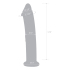 Большой стеклянный стимулятор 12’’ Glass Dildo With Veins & Flat Base