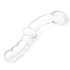 Стеклянный двусторонний фаллоимитатор 12.5’’ Girthy Double Sided Dong With Anal Bead Grip Handle