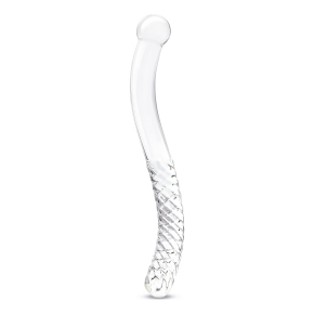 Стеклянный фаллоимитатор 11’’ Glass Pelvic Wand Double Ended