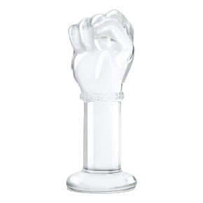 Стеклянный плаг в форме сжатой в кулак руки 5’’ Glass Fist Butt Plug