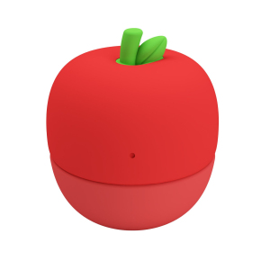 Клиторальный стимулятор в форме яблочка Apple Secret, красный