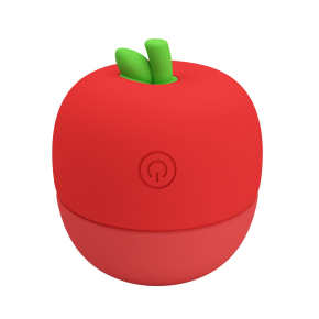 Клиторальный стимулятор в форме яблочка Apple Secret, красный