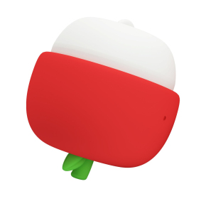 Клиторальный стимулятор в форме яблочка Apple Secret, красный