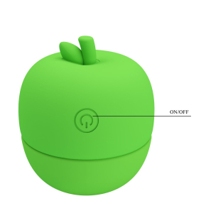 Клиторальный стимулятор в форме яблочка Apple Secret, зеленый