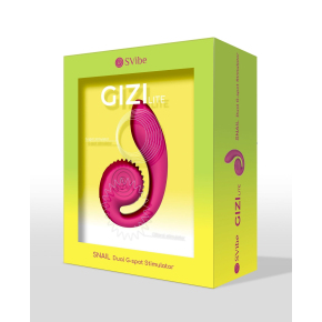 Инновационный вибратор Gizi Lite, розовый