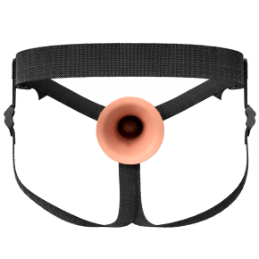 Пустотелый фаллопротез Fantasy X-tensions Elite 7" Hollow Silicone Strap-On