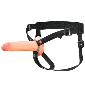 Пустотелый фаллопротез Fantasy X-tensions Elite 7" Hollow Silicone Strap-On