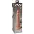 Вибратор на пульте ДУ Pipedream King Cock Elite 9" Vibrating Silicone Dual Density Cock with Remote