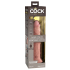 Вибратор на пульте ДУ Pipedream King Cock Elite 9" Vibrating Silicone Dual Density Cock with Remote