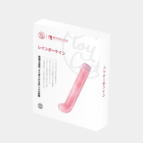 Компактный вибратор из стекла Magic Cane, розовый