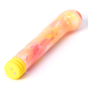 Компактный вибратор из стекла Magic Cane, желтый