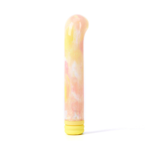 Компактный вибратор из стекла Magic Cane, желтый
