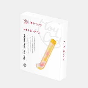Компактный вибратор из стекла Magic Cane, желтый