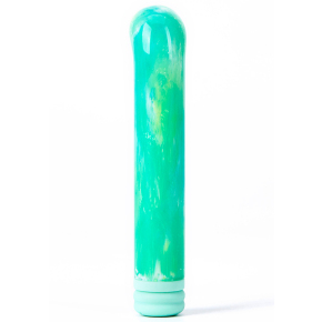 Компактный вибратор из стекла Magic Cane, зеленый