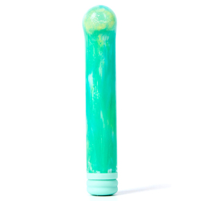 Компактный вибратор из стекла Magic Cane, зеленый