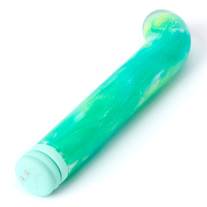 Компактный вибратор из стекла Magic Cane, зеленый
